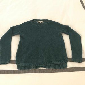 Loft Teal Green Knit Sweater Size XS